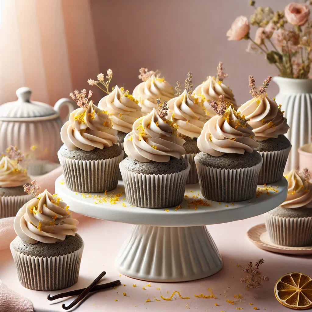 Earl Grey & Vanilla Cupcakes