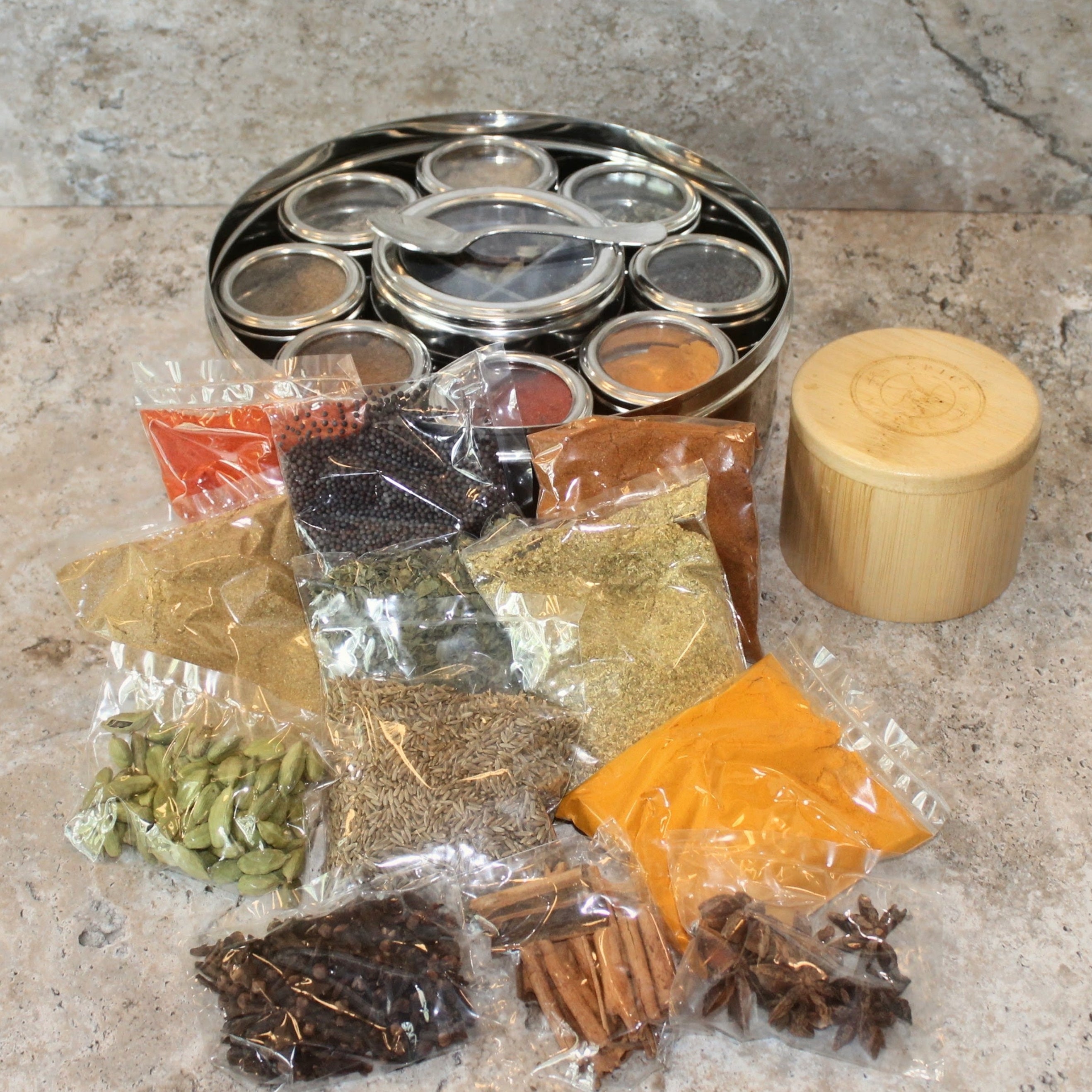 Indian Spice Wheel Bundle Pack