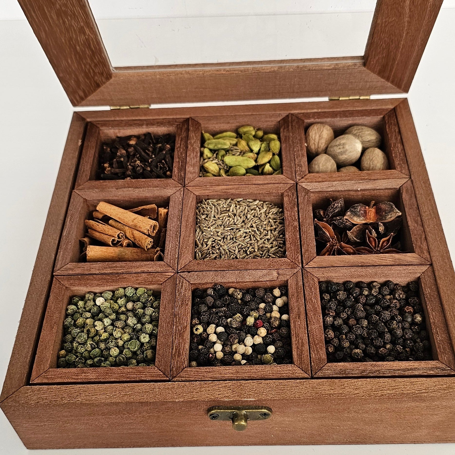 Wooden Masala Dabba